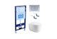 AQUATEK Set АЛЬТАИР (рама Standard INS-0000012 с звукоиз.прокладкой+крепеж KKI-0000002+кнопкаKDI-0000011+унитаз АЛЬТАИР AQ1980-00 с крышкой SET AQUATEK АЛЬТАИР cm-011 4в1 - фото 260797