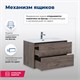 AQUANET Тумба под раковину подвесная Lino 100 (Flat) дуб веллингтон AQUANET-287545 - фото 264295