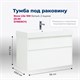 AQUANET Тумба под раковину подвесная Nova Lite 100 (SLIM SYNERGY) белый, 2 ящика AQUANET-249940 - фото 264423