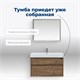 AQUANET Тумба под раковину подвесная Nova Lite 100 (SLIM SYNERGY) дуб рустикальный, 2 ящика AQUANET-249957 - фото 264444