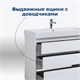 AQUANET Тумба под раковину напольная Nova Lite 100 белый глянец (3 ящика) AQUANET-302478 - фото 264451