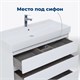 AQUANET Тумба под раковину напольная Nova Lite 100 белый глянец (3 ящика) AQUANET-302478 - фото 264452