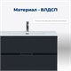 AQUANET Тумба под раковину подвесная Алвита New 60 2 ящика, антрацит AQUANET-277511 - фото 265178