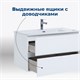 AQUANET Тумба под раковину подвесная Алвита New 70 2 ящика, белый матовый AQUANET-303909 - фото 265383