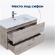AQUANET Тумба под раковину подвесная Алвита New 70 2 ящика, дуб веллингтон белый AQUANET-303910 - фото 265396