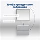 AQUANET Тумба под раковину подвесная Алвита New 80 2 ящика, серый AQUANET-277516 - фото 265554