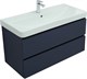 AQUANET Тумба под раковину подвесная Вега 2.0 100 маренго AQUANET-337945 - фото 266170