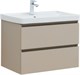 AQUANET Тумба под раковину подвесная Вега 2.0 70 бежевый AQUANET-337942 - фото 266325