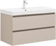 AQUANET Тумба под раковину подвесная Вега 2.0 90 бежевый AQUANET-337944 - фото 266456
