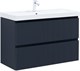 AQUANET Тумба под раковину подвесная Джейн (Flat) 100 маренго AQUANET-335431 - фото 266980