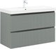 AQUANET Тумба под раковину подвесная Джейн (Flat) 100 мисти грин AQUANET-335436 - фото 266993