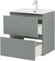 AQUANET Тумба под раковину подвесная Джейн (Flat) 60 мисти грин AQUANET-335432 - фото 267041