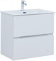 AQUANET Тумба под раковину подвесная Джейн 70 белый матовый AQUANET-313285 - фото 267294