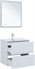 AQUANET Тумба под раковину подвесная Джейн 70 белый матовый AQUANET-313285 - фото 267297