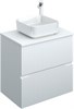 AQUANET Тумба под раковину подвесная Джейн 70 белый матовый AQUANET-313285 - фото 267305