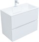 AQUANET Тумба под раковину подвесная Джейн 80 белый матовый AQUANET-313286 - фото 267358