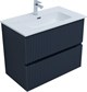 AQUANET Тумба под раковину подвесная Джейн 80 маренго AQUANET-313302 - фото 267379