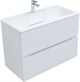 AQUANET Тумба под раковину подвесная Джейн 90 белый матовый AQUANET-313287 - фото 267413