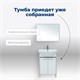 AQUANET Тумба под раковину напольная Донна 60 белый дуб/белый (2 дверцы) AQUANET-273996 - фото 267488