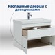 AQUANET Тумба под раковину подвесная Ирис new 60 белый глянец (1 ящик, 2 дверцы) AQUANET-310148 - фото 267573