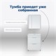 AQUANET Тумба под раковину напольная Ирис New 70 белый глянец (2 ящика, ножки) AQUANET-310153 - фото 267628
