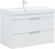 AQUANET Тумба под раковину подвесная Ирис New 90 белый глянец AQUANET-336311 - фото 267687