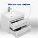 AQUANET Тумба под раковину подвесная Нота 60 белый AQUANET-171483 - фото 268346