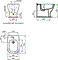 IDEAL STANDARD TESI Напольное пристенное биде T354001