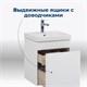 AQUANET Тумба под раковину подвесная София 50 белый AQUANET-201745 - фото 269116