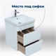 AQUANET Тумба под раковину подвесная София 50 белый глянец (2 ящика) AQUANET-274171 - фото 269132