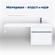 AQUANET Тумба под раковину подвесная Токио 48 белый (подвесная, 1 ящик) AQUANET-236915 - фото 269315