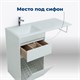 AQUANET Тумба под раковину напольная Токио 58 белый (напольная, 1 ящик) AQUANET-239290 - фото 269353