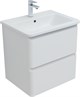 AQUANET Тумба под раковину подвесная Эмбер 60 белый матовый AQUANET-330465 - фото 269495