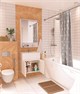 1MARKA Зеркальный шкафчик (ШxВ) 60x90 см, белый У83225 - фото 271417
