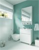 1MARKA Зеркальный шкафчик (ШxВ) 60x90 см, белый У83225 - фото 271419
