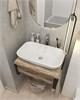 1MARKA Grunge Loft Тумба под раковину подвесная ширина 60 см, цвет дуб Намибия Ц0000001579 - фото 271487