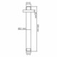 WASSERKRAFT Mindel 8500 A233 Потолочный излив для душа, белый WASSERKRAFT A233 - фото 271999