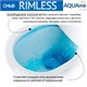 AQUAme Унитаз напольный Rimless c сиденьем SoftClose, горизонтальный выпуск. 620x345x415мм, белый AQM1005 - фото 272300