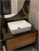 AQUAme Parma Смеситель для раковины однорычажный, черный матовый AQM6614MB - фото 273122