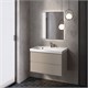 AQUAme "S1" тумба под умывальник подвесная 80 см., цвет бежевый. AQM900180BG - фото 274078