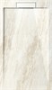 ESBANO Luxe Поддон прямоугольный из искуственного камня, крышка слива из искуственного камня размер 120x80 см, бежевый ESPLM128DR - фото 274321