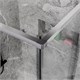ESBANO Surf Душевое ограждение квадратное размер 90x90 см двери раздвижные, профиль - хром / стекло - прозрачное ESOGS90KVC - фото 274343