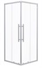 ESBANO Flex Душевое ограждение квадратное размер 90x90 см двери раздвижные, профиль - хром / стекло - прозрачное ESOGF90KVC