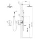 TIMO Душевая система встроенная Saona никель (SX-2369/13SM) SX-2369/13SM - фото 274690