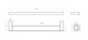 CEZARES Stylus Полотенцедержатель двойной 60 см, исполнение брашированное золото STYLUS-THD-60-BORO - фото 275025