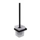 CEZARES Slider Ёршик для унитаза, подвесной, стекло, исполнение черный матовый SLIDER-TBS-V-NOP - фото 275153