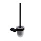 CEZARES Stylus Ёршик для унитаза подвесной, стекло, исполнение черный матовый STYLUS-TBS-V-NOP - фото 275190