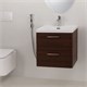 BELBAGNO Due Смеситель для раковины без донного клапана с гигиеническим душем, хром DUE-LVM/HGN-CRM-W0 - фото 275312