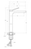 BELBAGNO Albano Смеситель для накладной раковины без донного клапана, хром ALBANO-LMC-CRM-W0 - фото 275348