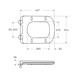 BELBAGNO Ardente-R Унитаз подвесной безободковый, с сиденьем дюропласт soft close, белый BB520CHR/SC - фото 275452